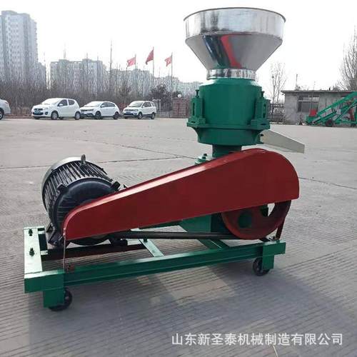 饲料颗粒机工作视频鸡鸭饲料颗粒机制作方法大产量颗粒饲料机