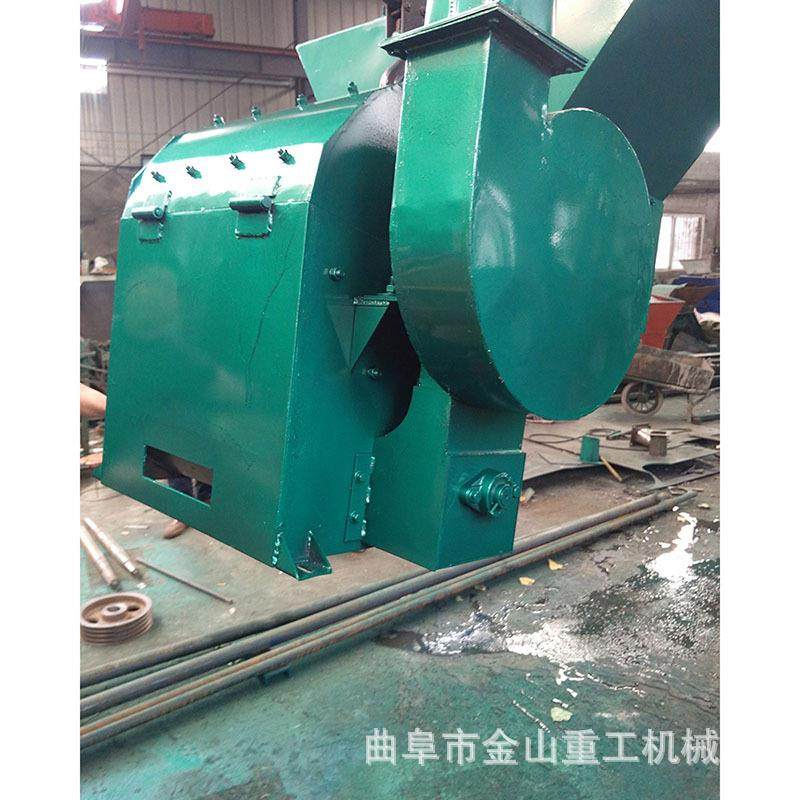 移动花生秧粉碎机600型秸秆牧草粉碎机龙钰锤片自动进料打粉机