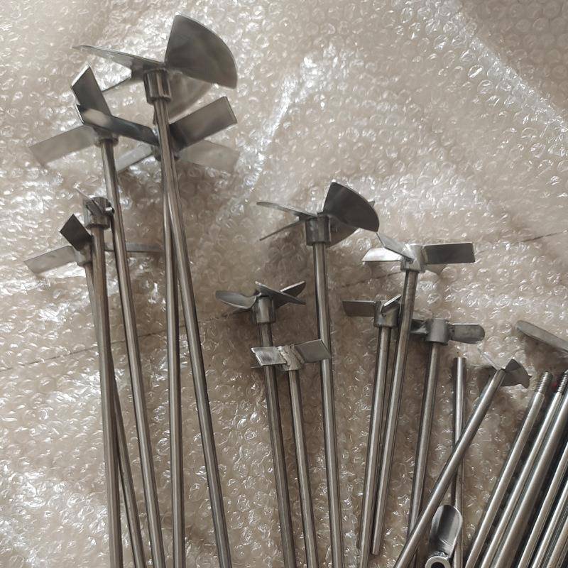 小型搅拌三叶桨片螺旋搅拌杆碳钢不锈钢搅拌轴搅拌机搅灰器