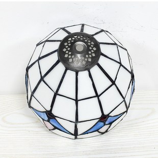 欧式跨境玻璃灯罩供应台灯吊灯灯饰配件手工焊锡外壳罩不带灯柔光