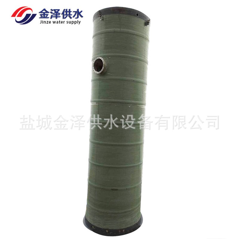 玻璃钢污水处理设备 一体化截流井污水泵站 玻璃钢预制泵站