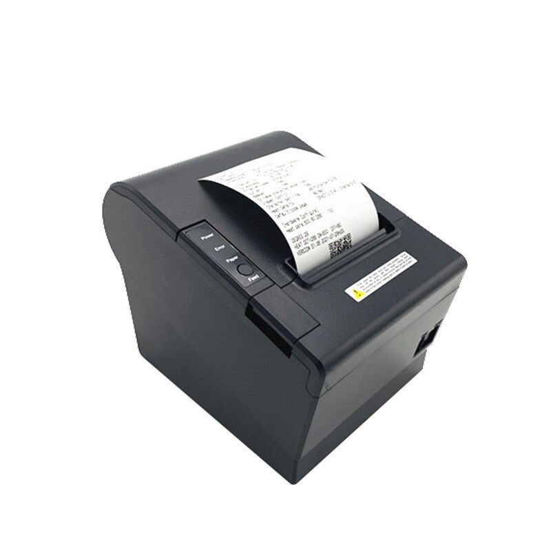 80MM热敏票据打印机自动切纸 高速打印超市收银餐饮外卖打印机