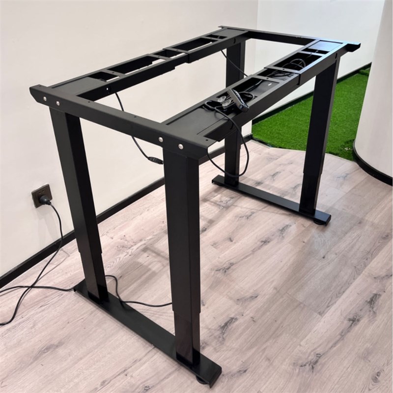 昇华科技四立柱同步智能电动升降桌架高度可调可站立智控