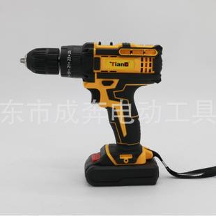 定制锂电钻多功能家用电动螺丝刀手电钻木工冲击电钻工具五金
