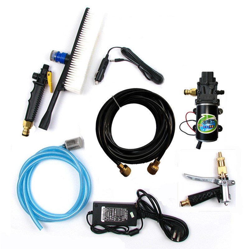 W24V96W洗车器高压家用电动便携车载洗车泵清洗机刷车水枪洗车机