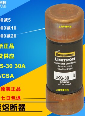 BUSSMANN快速熔断器JKS-3-4-5-6-8-10 10A 600Vac LIMITRON保险丝