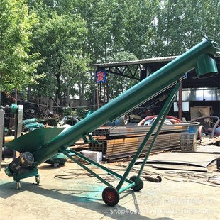 诚达供应 移动式螺旋绞龙上料机 石灰粉装袋螺旋输送机