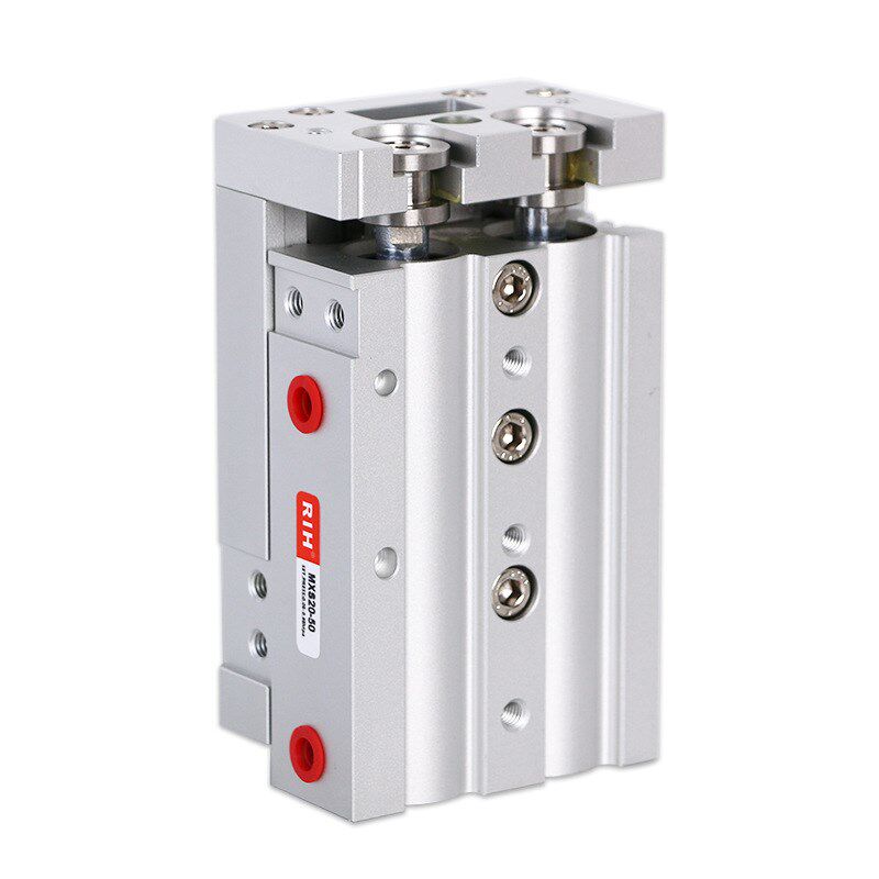 RIH瑞亨 MXS滑台气缸十字滚柱导轨双杠型SMC型导杆金属气缸