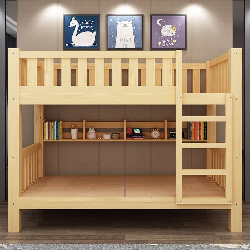 全实木上下床子母床高低床成人上下铺儿童宿舍双层床母子高架床