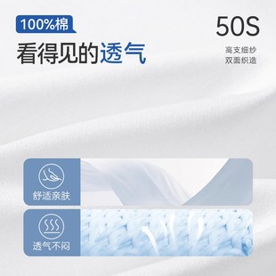 百搭体恤打底衫 2件特惠 白k小T疏水款 圆领t恤男女款
