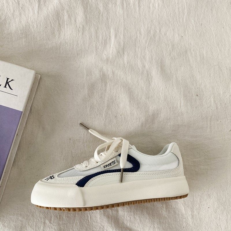 喜叔双网透气德训小白鞋女v款夏季爆款网鞋学生百搭芭蕾板鞋休闲,女鞋,网面鞋,淘宝优惠券,粉丝福利购,淘宝优惠卷