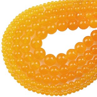 天然黄玉髓散珠子diy串珠手链材料手工编织手串项链穿珠饰品配件
