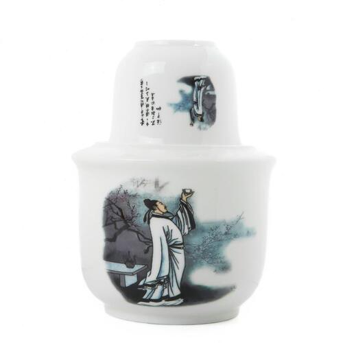 甄选厂家直销陶瓷温酒器 温酒壶 酒具青瓷烫酒壶暖温酒品分酒皿套