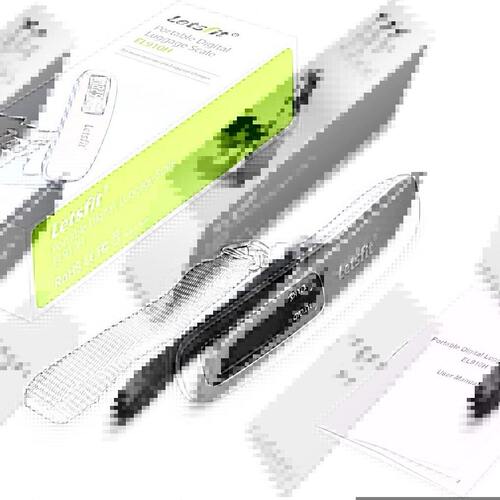 甄选便携式电子秤数字箱包行李秤50kg手提电子秤不锈钢手提电子称