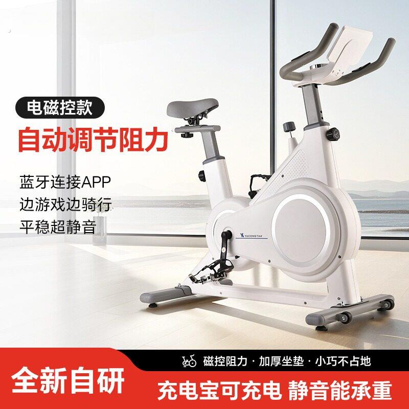 跑步机式自行车电磁控动感单车家用超静音运动健身室内训练脚踏车