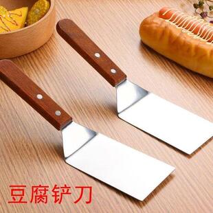 豆腐铲刀不锈钢豆腐刀长柄铲刀切块刀豆制品厂专用切豆腐工具商用