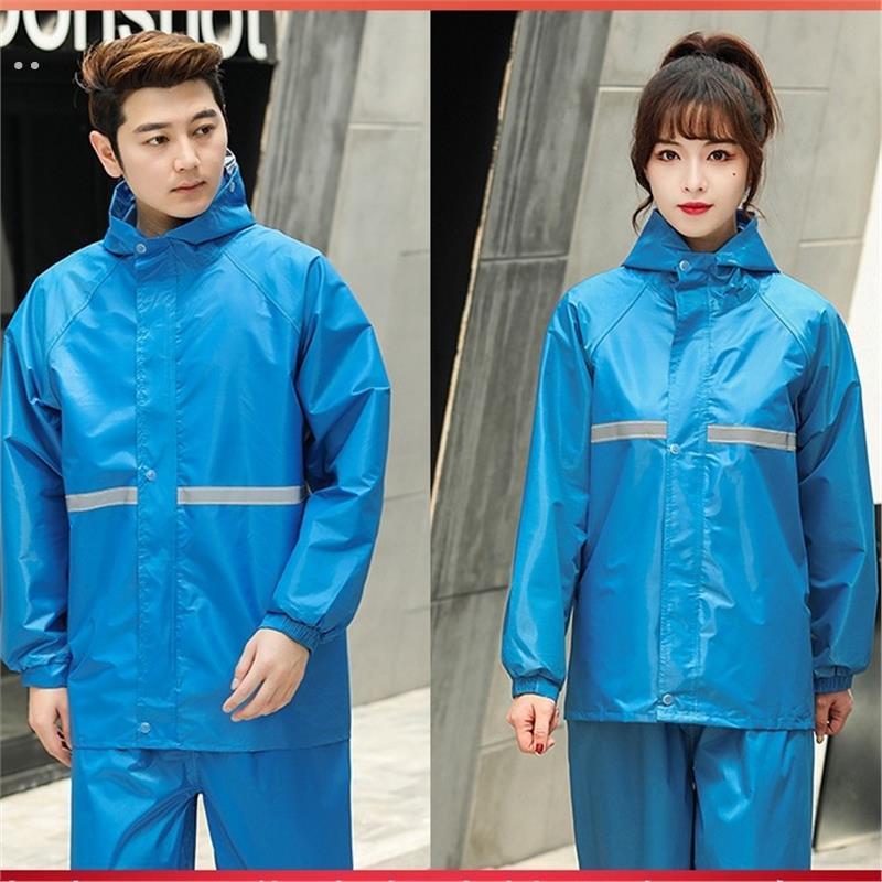 雨衣雨裤套装女骑行单人分体女式双层成人男穿式男款户外全身防水