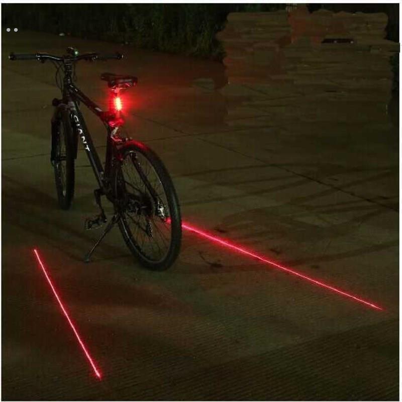 山地自行车夜行尾灯警示配件儿童装备夜间后灯爆闪充电安全夜骑灯