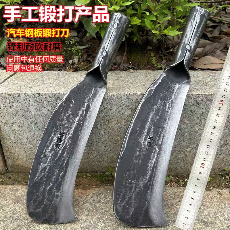 砍柴刀劈柴伐木户外专用锰钢柴刀特殊钢弯刀高硬度开山砍树神器