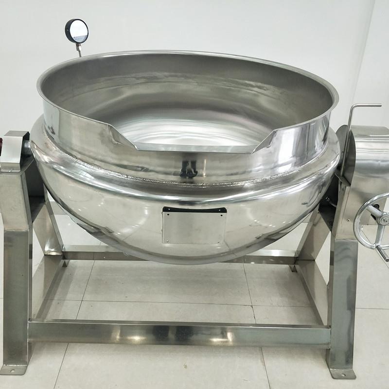蒸汽夹层锅可倾立式摇摆商用不糊汤煮锅不锈钢锅卤制品熬糖蒸锅