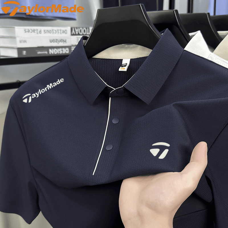 正品Taylormade泰勒梅高尔夫男士短袖t恤夏季薄款透气运动POLO衫
