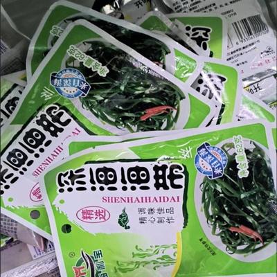 新货海带丝62克开袋即食五