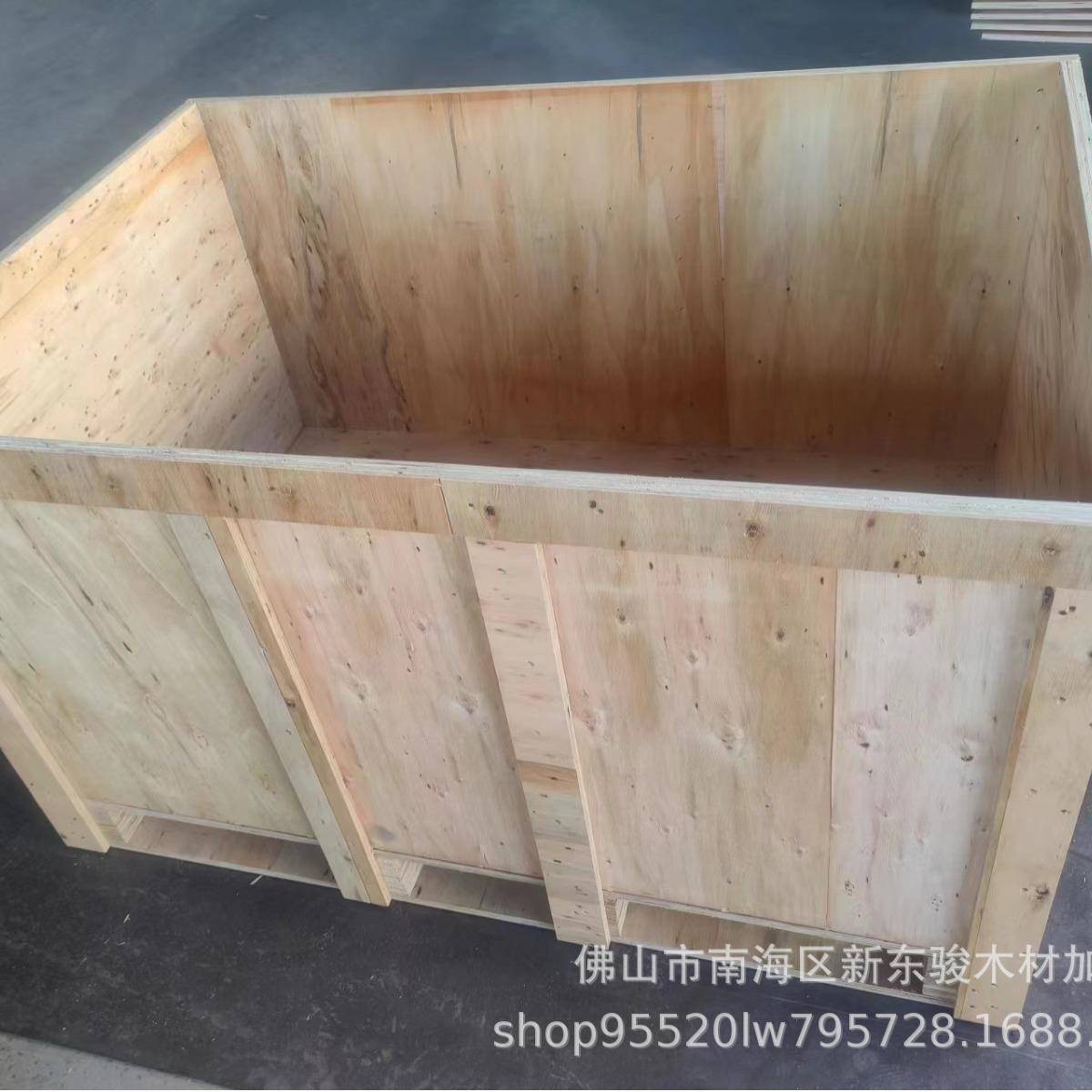 夹板木箱出口箱子胶合板免熏蒸木箱密封箱展品木箱物流箱子