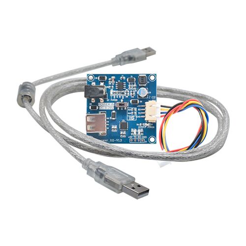 串口液晶屏上位机USB转TTL转接板RS232升级NUSB转TTL模块电源板