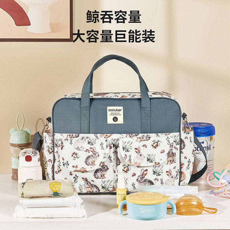 妈咪妈妈母婴包外出轻便高颜值手z提斜挎单肩多功能大容量2024新