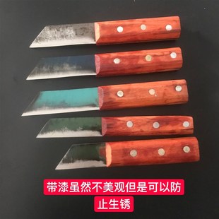 手工锋钢w18嫁接刀芽接刀接木刀苗木果树嫁接刀修剪X削木刀嫁接手