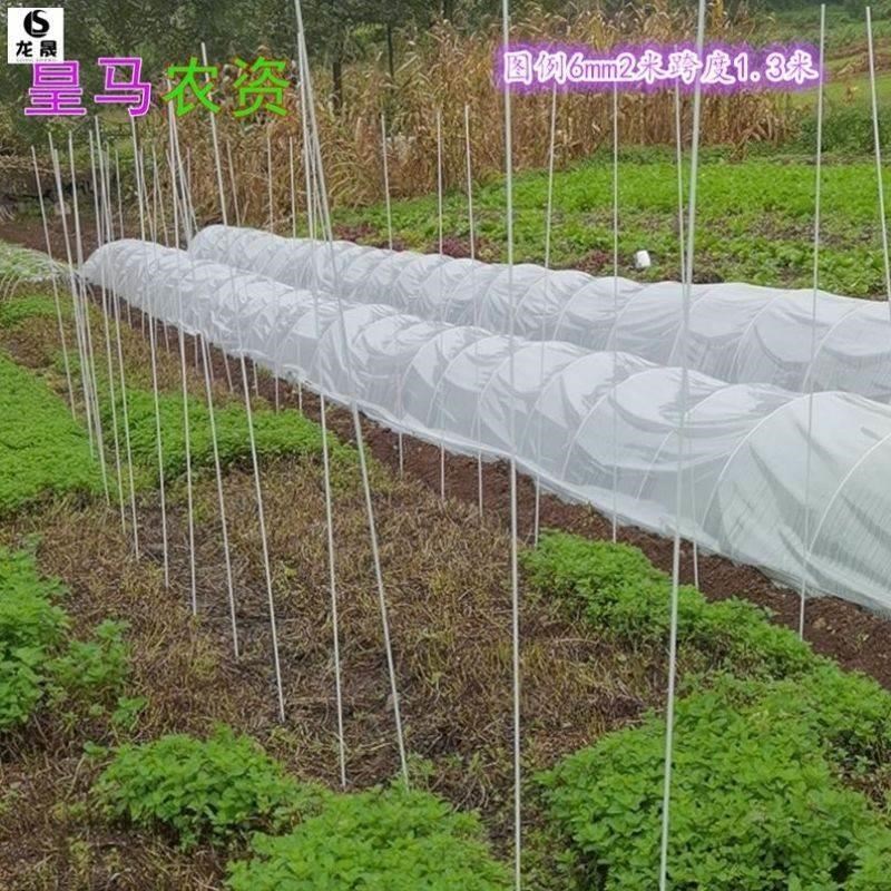 菜棚杆子农业插地叉薄膜农用龙骨架小帐篷L温室拱棚支架菜园竿棚