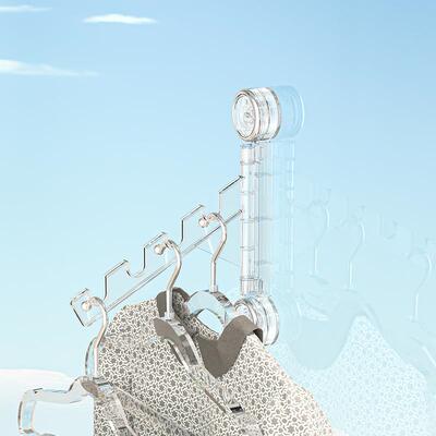 吸盘晒衣杆折叠晾衣架阳台家用晾衣架室内挂衣架免打孔挂衣服架子