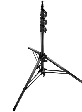 影视铝质支架04腿摄影三脚架黑色电影灯架加L粗承重9公斤3.8米灯