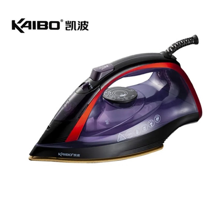 新款凯波1600W~2200W蒸汽电熨斗蒸汽陶瓷底板大功率强.蒸汽电烫斗