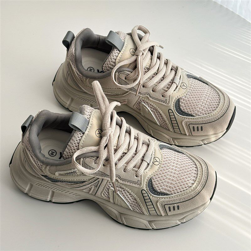 荔枝公园 厚底增高运动休闲鞋女春季2025新款轻U便软底跑步老爹鞋,女鞋,老爹鞋,淘宝优惠券,粉丝福利购,淘宝优惠卷