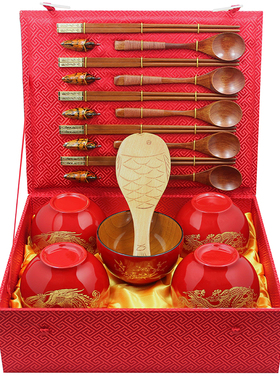 结婚高礼物档实用送客户朋友领导新婚礼品婚Q庆贺礼订婚纪念碗筷