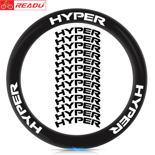 LUN HYPERl无极轮组贴自行车车圈改色贴碳圈装饰贴遮瑕贴纸车轮贴
