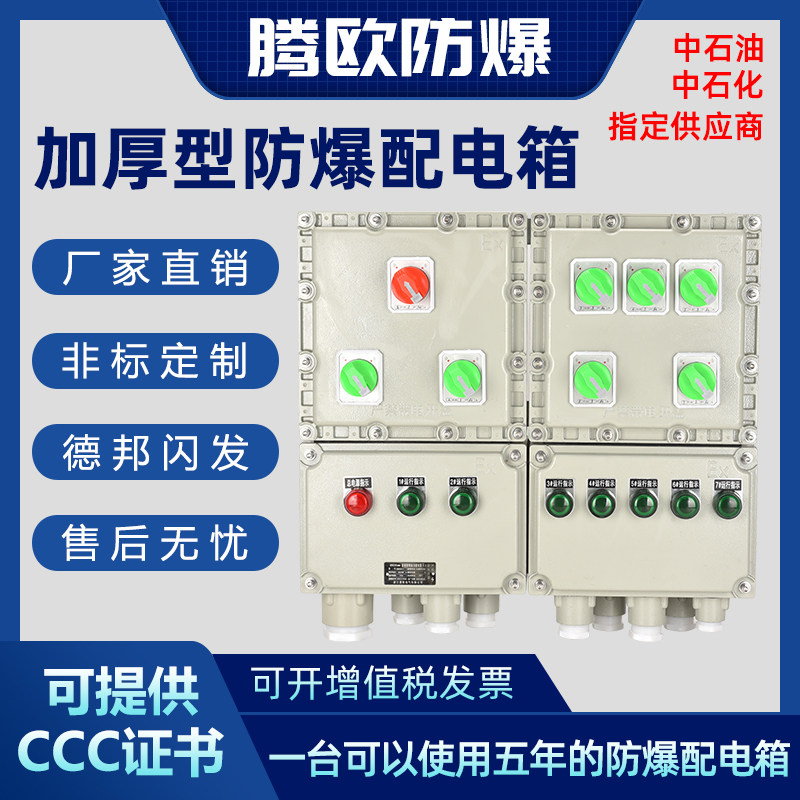 防爆配电箱照明动力开关v控制箱仪表电控柜检修电源插座箱