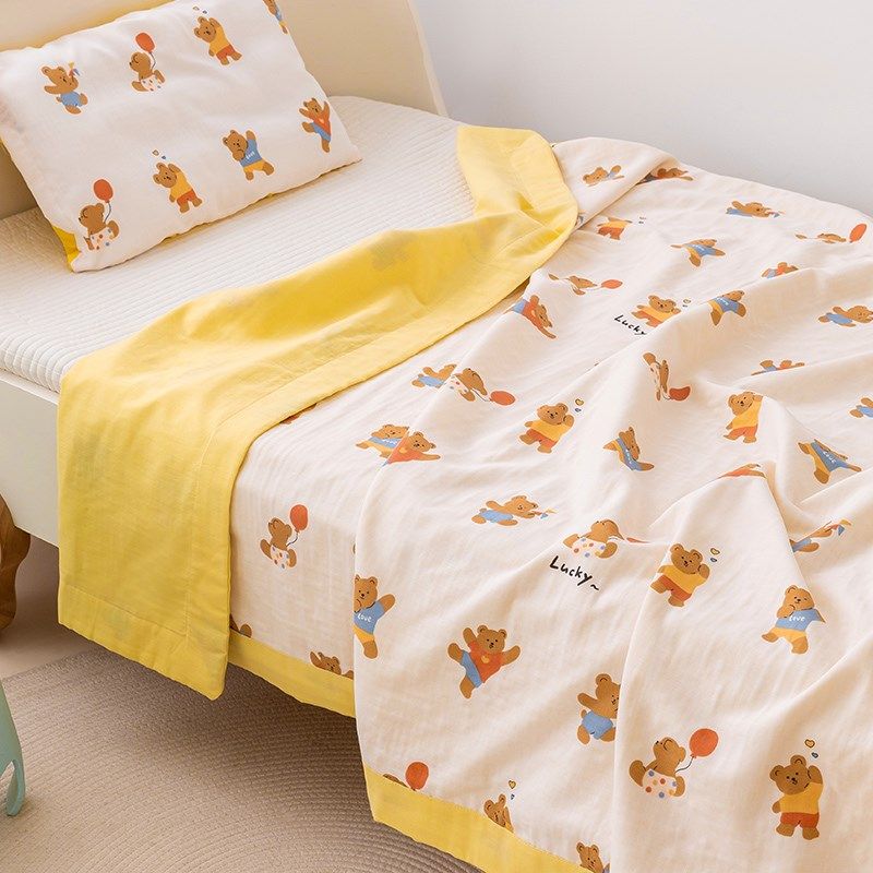 儿童毛巾被夏季宝宝四层纱布盖毯薄空调被幼儿园Z午睡空调毯,床上用品,休闲毯/毛毯/绒毯,淘宝优惠券,粉丝福利购,淘宝优惠卷