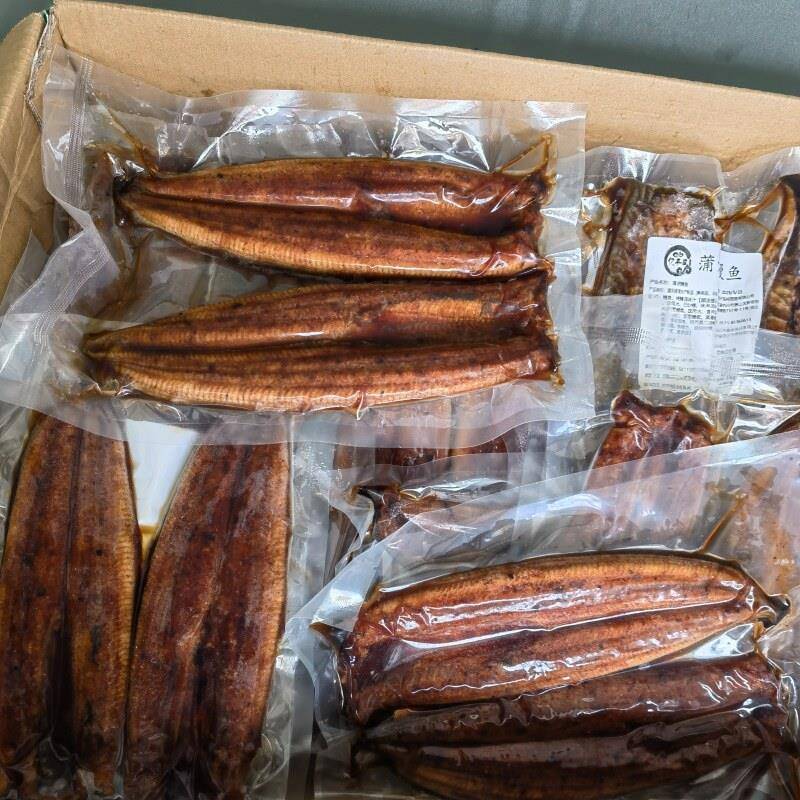 新货亿丰盛蒲烧鳗鱼活鳗加热即食日式商用鳗鱼饭蒲烧河鳗半成品预