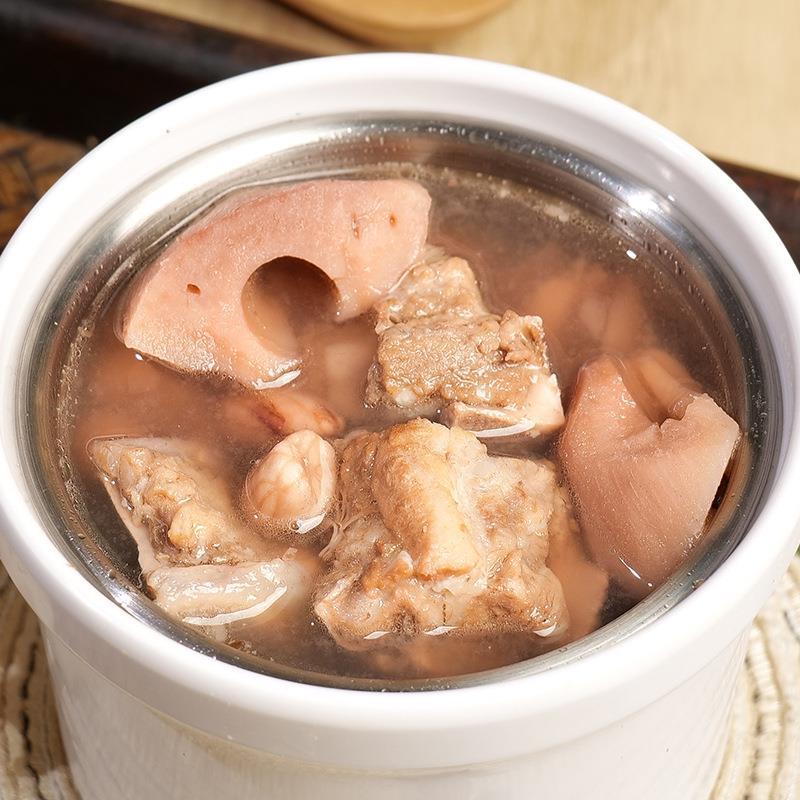 粮农莲藕脊骨汤速食汤包商用成品汤常温料理包预制炖汤加热即食