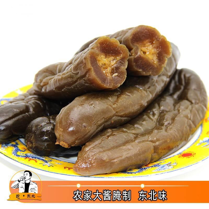 东北酱缸黄瓜 村时酱黄瓜 农村农家酱缸咸菜旱黄瓜大缸腌制500克