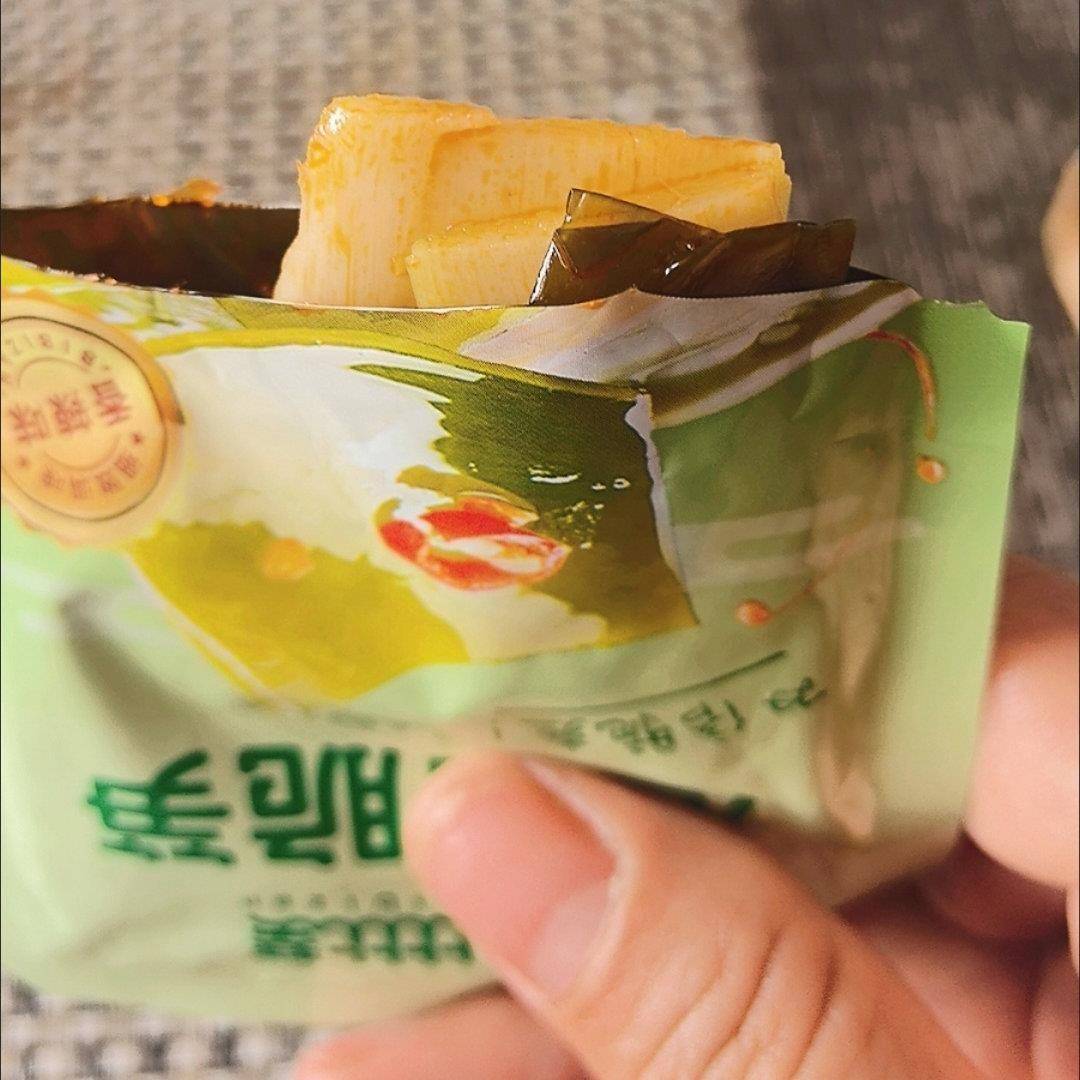 比比赞海带脆笋200g香辣味独立小包即食海带片脆笋片下饭菜零食