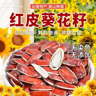 新品5斤农科院云南红皮瓜子新货甜糯带壳原味生葵花籽仁年货坚果