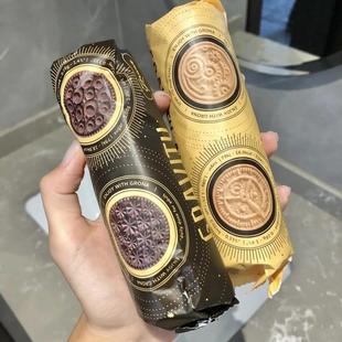 网红零食乌克兰奥饼干爱比可艾比克小甜甜引力巧克力焦糖味250g