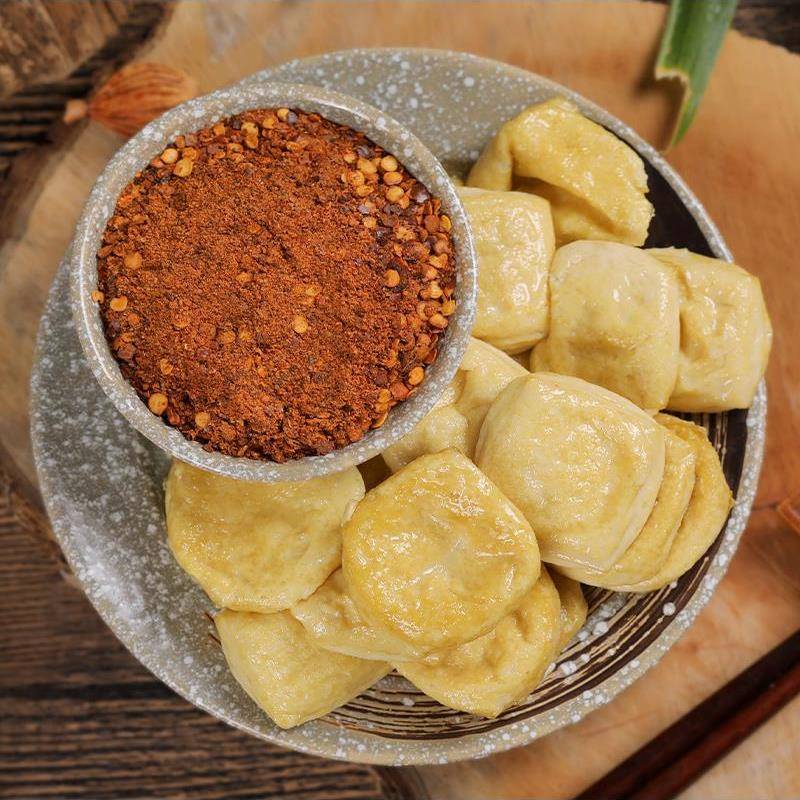 云南包浆豆腐石屏网红油炸小吃半成品美食食品爆浆豆腐商用臭豆腐