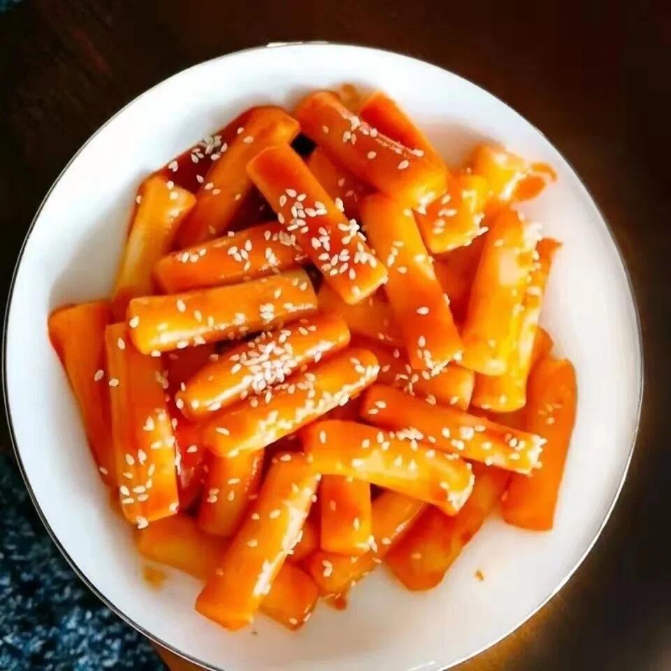 新货正宗韩式火锅年糕400g*10包韩国风味辣炒年糕条米糕部队火锅