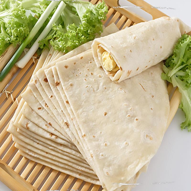 徐州特产烙馍手工单饼现做现发山东大饼卤肉卷饼皮鸡肉卷面饼速食图片