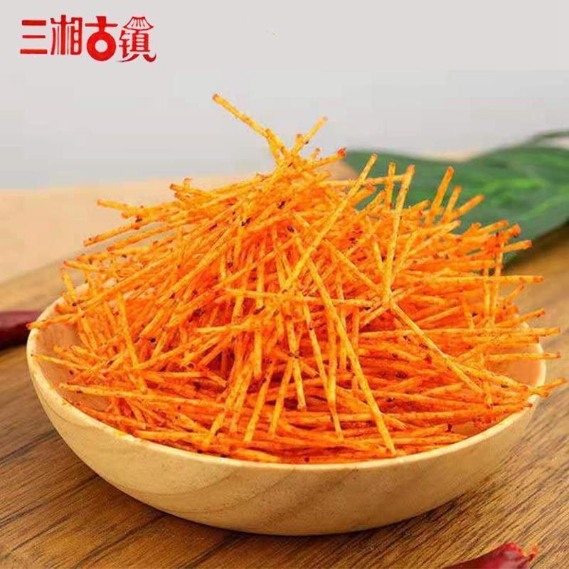 三湘古镇麻辣条油麻辣条馍片金丝怀旧儿时同学生休闲网红零食小吃