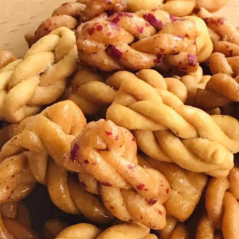 小萌七小麻花椒盐黑糖原味香酥麻花迷你小麻花多口味独立小包零食